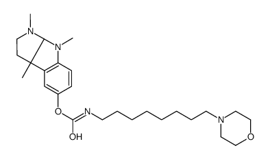 [(3aR,8bS)-3,4,8b-trimethyl-2,3a-dihydro-1H-pyrrolo[2,3-b]indol-7-yl] N-(8-morpholin-4-yloctyl)carbamate结构式