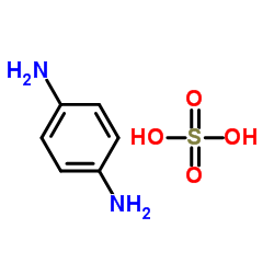 1,4-Benzenediamine sulfate (1:1) structure