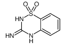 1,1-dioxo-4H-1λ6,2,4-benzothiadiazin-3-amine结构式