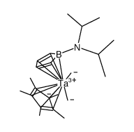 (C5Me5)[C4H4BN(i-Pr)2]TaMe2 Structure