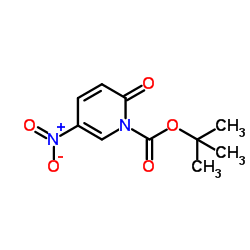 tert-Butyl 5-nitro-2-oxopyridine-1(2H)-carboxylate Structure