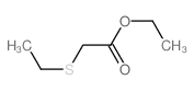 Aceticacid, 2-(ethylthio)-, ethyl ester Structure