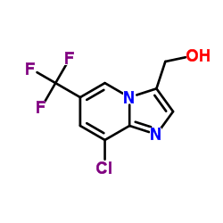 [8-Chloro-6-(trifluoromethyl)imidazo[1,2-a]pyridin-3-yl]methanol结构式