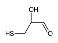 (2S)-2-hydroxy-3-sulfanylpropanal Structure