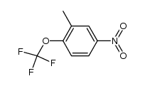 1-trifluoromethoxy-2-methyl-4-nitro-benzene Structure