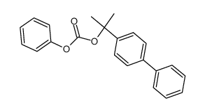 1-(4-biphenylyl)-1-methylethyl phenyl carbonate Structure