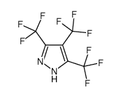 3,4,5-tris(trifluoromethyl)-1H-pyrazole结构式