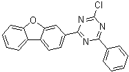 2-chloro-4-(dibenzo[b,d]furan-3-yl)-6-phenyl-1,3,5-triazine Structure