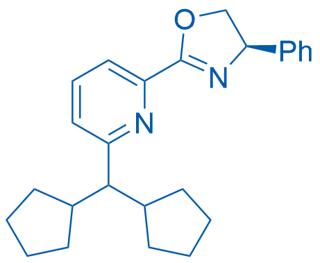 (R)-2-(6-(二环戊基甲基)吡啶-2-基)-4-苯基-4,5-二氢恶唑图片