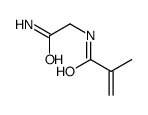 N-(2-amino-2-oxoethyl)-2-methylprop-2-enamide结构式