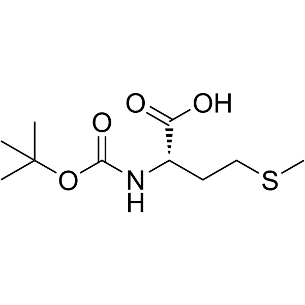 Boc-Met-OH Structure