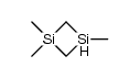 1,1,3-trimethyl-1,3-disilacyclobutane Structure