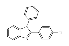 2-(4-CHLOROPHENYL)-1-PHENYL-1H-BENZO[D]IMIDAZOLE structure