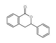 1H-2-Benzopyran-1-one,3,4-dihydro-3-phenyl-结构式