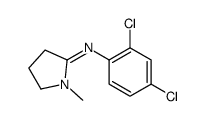 N-(2,4-dichlorophenyl)-1-methylpyrrolidin-2-imine Structure