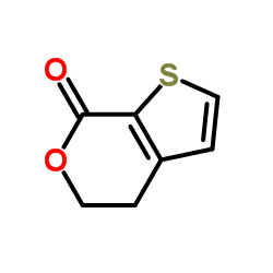 4,5-二氢-7H-噻吩并[2,3-c]吡喃-7-酮结构式