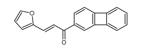 1-biphenylen-2-yl-3-furan-2-yl-propenone Structure