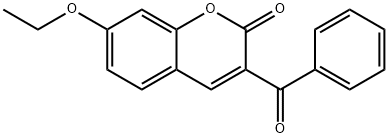 2H-1-Benzopyran-2-one, 3-benzoyl-7-ethoxy- Structure