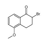 2-bromo-5-methoxy-3,4-dihydro-2H-naphthalen-1-one结构式