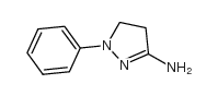 3-Amino-4,5-dihydro-1-phenylpyrazole structure