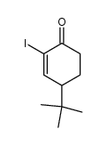 2-iodo-4-[(1,1-dimethyl)ethyl]-2-cyclohexen-1-one Structure