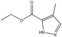 4-Methyl-2H-pyrazole-3-carboxylic acid ethyl ester结构式