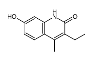 2(1H)-Quinolinone,3-ethyl-7-hydroxy-4-methyl-(9CI) picture