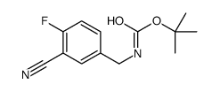 tert-Butyl 3-cyano-4-fluorobenzylcarbamate picture