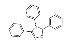 3,4,5-Triphenyl-4,5-dihydro-1,2,4-oxadiazole结构式