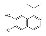 6,7-Isoquinolinediol, 1-(1-methylethyl)- (9CI)结构式