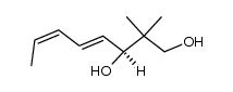 (3S,4E,6Z)-2,2-dimethyl-4,6-octadiene-1,3-diol Structure