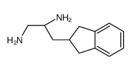 (2R)-3-(2,3-dihydro-1H-inden-2-yl)propane-1,2-diamine结构式