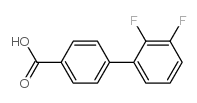 2,3-二氟-[1,1-联苯]-4-羧酸结构式