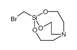 5-(bromomethyl)-4,6,11-trioxa-1-aza-5-silabicyclo[3.3.3]undecane Structure