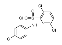 2,5-Dichloro-N-(2,4-dichlorophenyl)benzenesulfonamide Structure