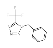 1H-Tetrazole,1-(phenylmethyl)-5-(trifluoromethyl)- structure