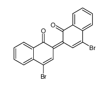 4,4'-dibromo-[2,2']binaphthylidene-1,1'-dione Structure