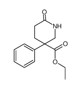 ethyl 6-oxo-3-phenylpiperidine-3-carboxylate Structure