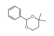 1,3-Dioxane,4,4-dimethyl-2-phenyl-(9CI) structure