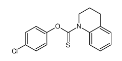 O-(4-chlorophenyl) 3,4-dihydro-2H-quinoline-1-carbothioate Structure