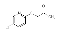 1-(5-chloropyridin-2-yl)sulfanylpropan-2-one Structure