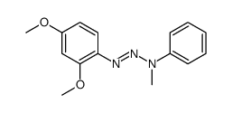 N-[(2,4-dimethoxyphenyl)diazenyl]-N-methylaniline结构式