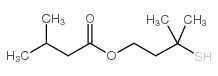 3-mercapto-3-methyl butyl isovalerate structure