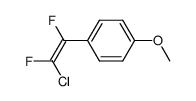 (E)-1-chloro-1,2-difluoro-2-(4-methoxyphenyl)ethene Structure