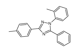 1-(2-methylphenyl)-3-(4-methylphenyl)-5-phenyl-1,2,4-triazole结构式