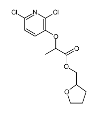 2-(2,6-Dichloro-pyridin-3-yloxy)-propionic acid tetrahydro-furan-2-ylmethyl ester结构式