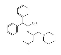 N-[1-(dimethylamino)-3-piperidin-1-ylpropan-2-yl]-2,2-diphenylacetamide结构式