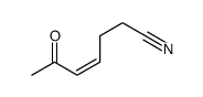 6-oxohept-4-enenitrile结构式