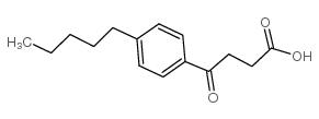 4-氧代-4-(4-戊基苯基)丁酸结构式