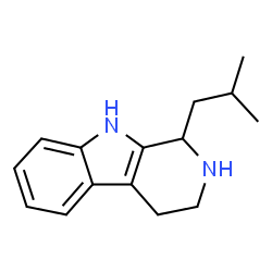 1-Isobutyl-1,2,3,4-tetrahydro-β-carboline Structure